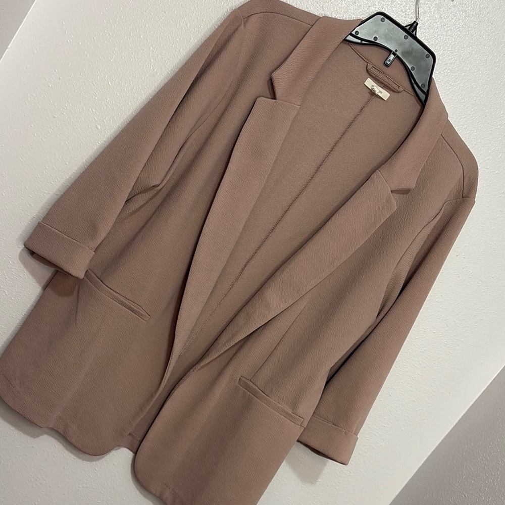 Maurices Dusty Mauve Open-Front Blazer